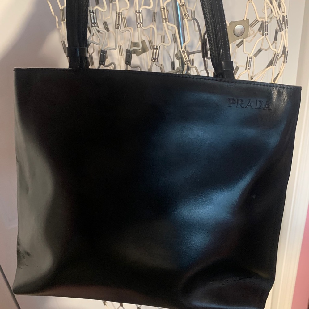 Vintage Prada Leather Tote